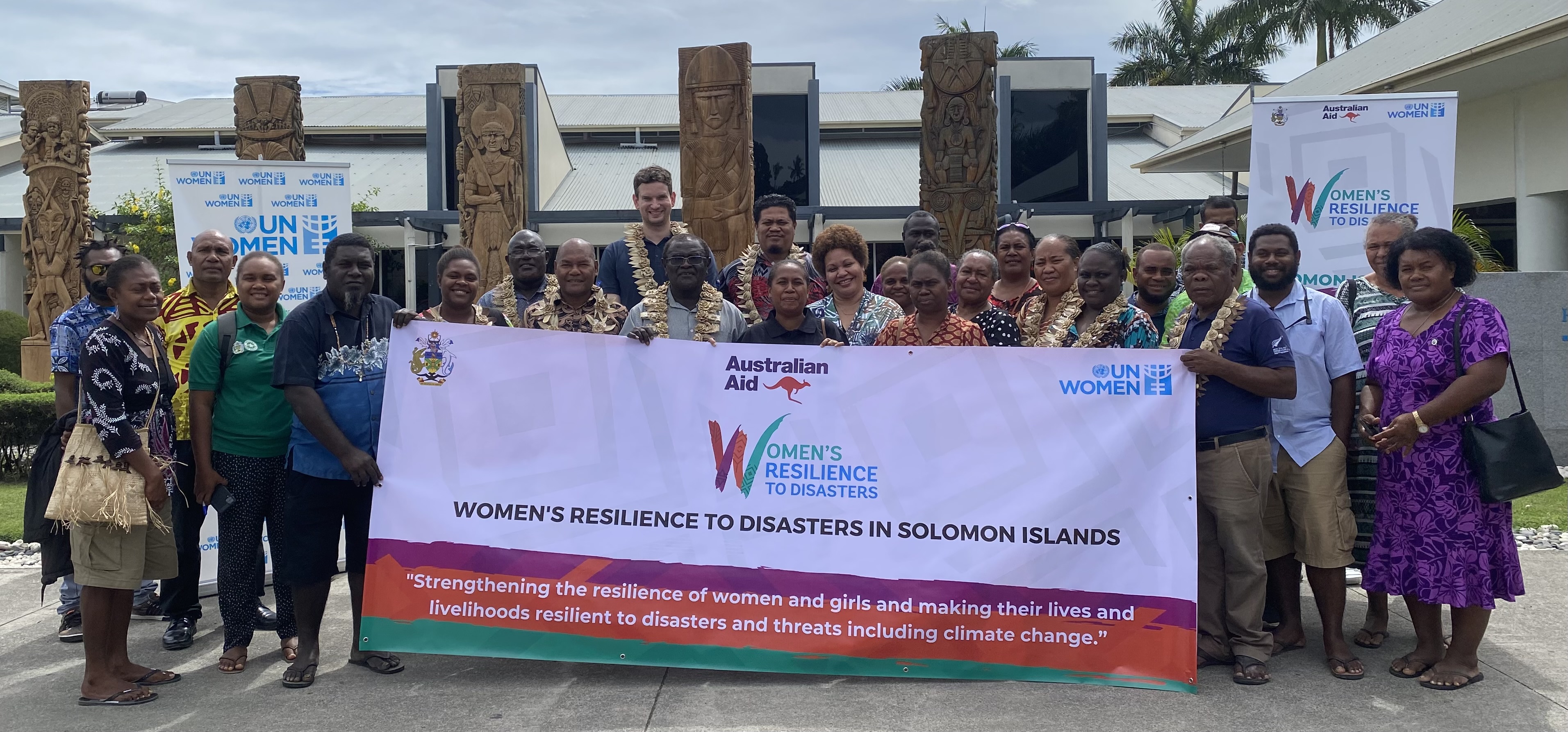 The Women's Resilience to Disasters programme launches in the Solomon